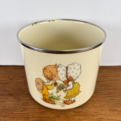 Vintage Sarah Kay emaille kan