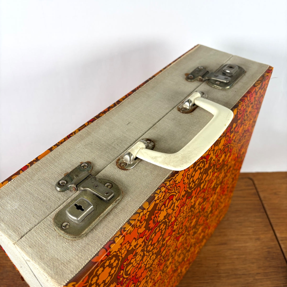 Vintage platenkoffer jaren 70