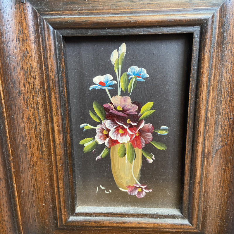 Vintage schilderij bloem