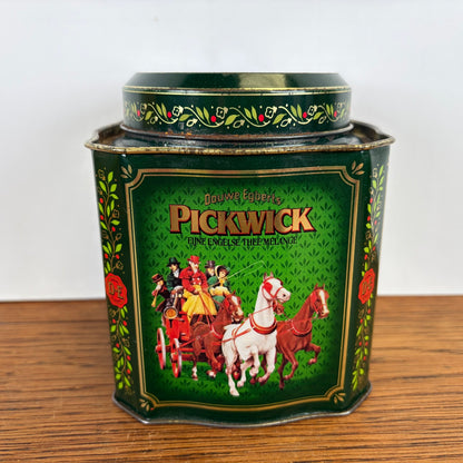 Vintage Pickwick theeblik groen