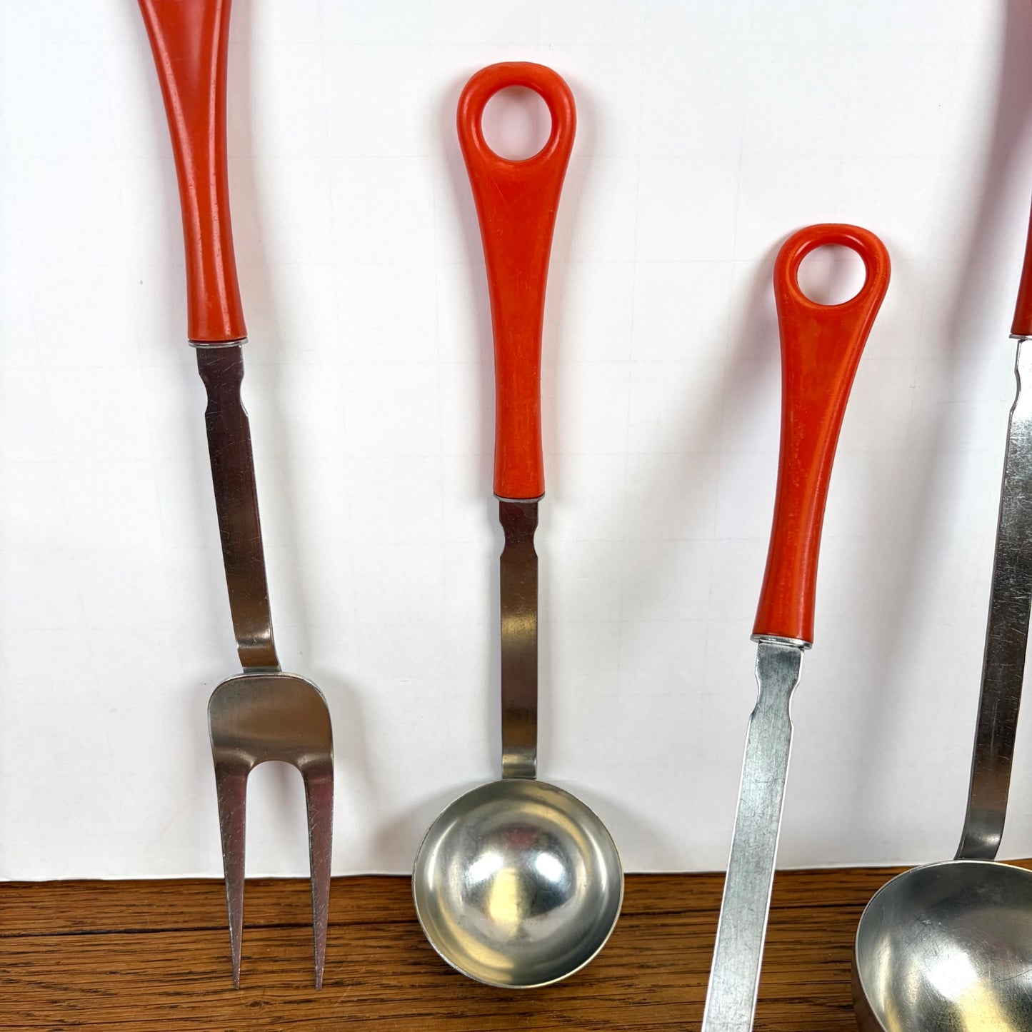 Vintage keukengerei set oranje Sola Elite