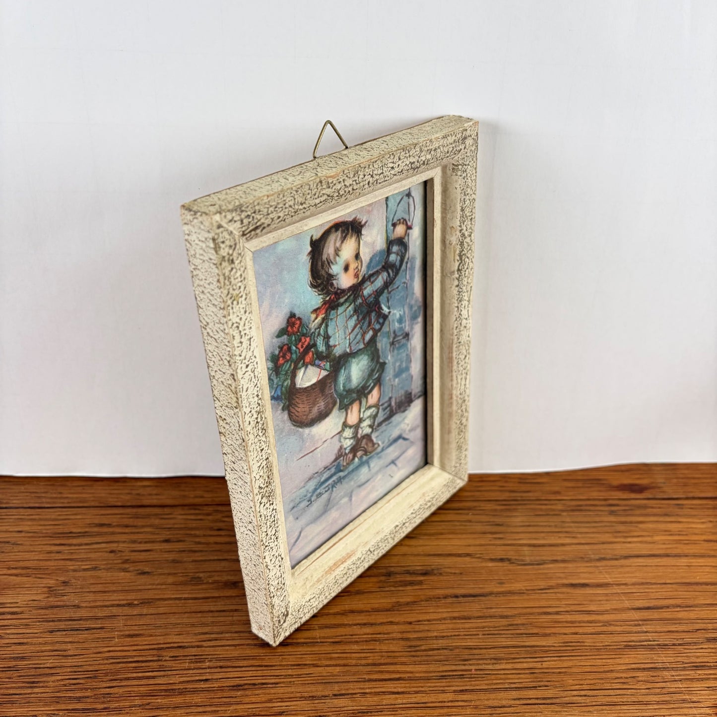 Vintage ingelijste print J. Bukac