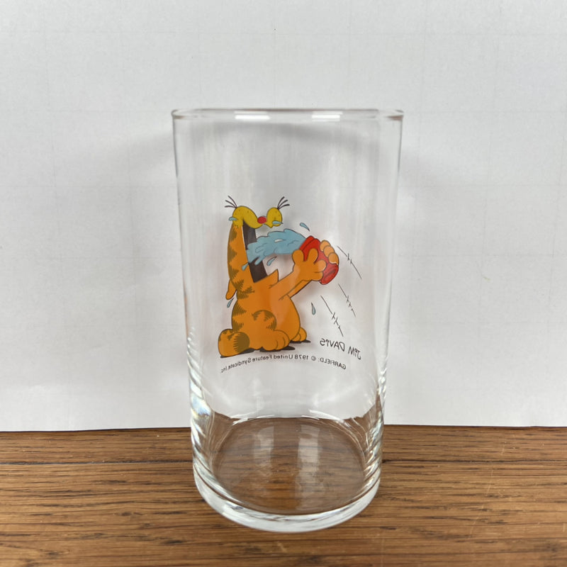 Vintage Garfield glas