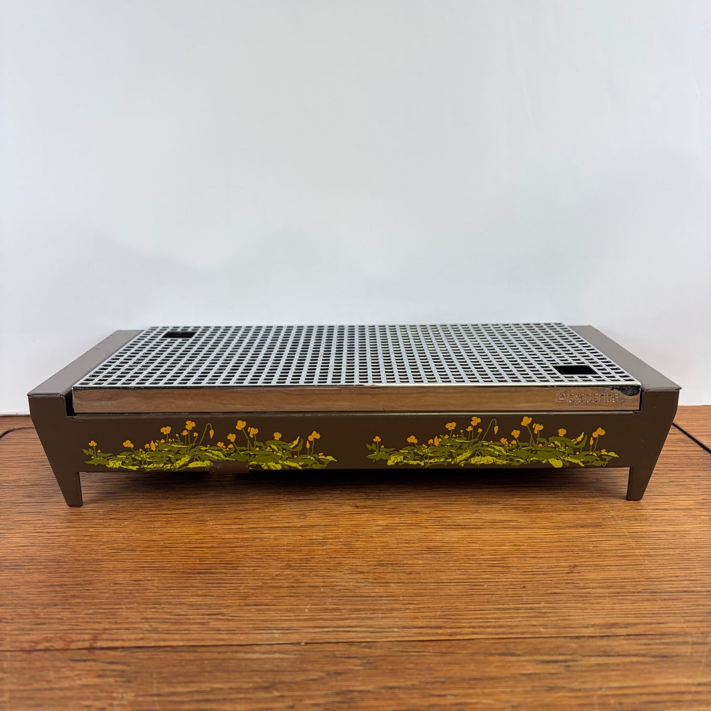 Vintage Brabantia rechaud boterbloem motief