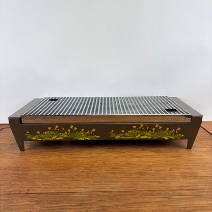 Vintage Brabantia rechaud boterbloem motief