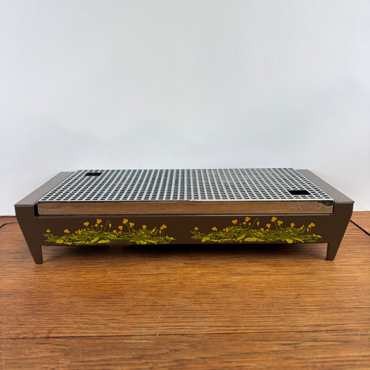 Vintage Brabantia rechaud boterbloem motief