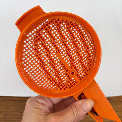 Vintage Tupperware handzeef oranje