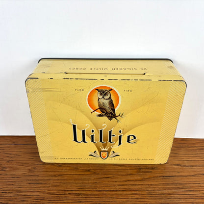 Vintage sigarenblik Uiltje