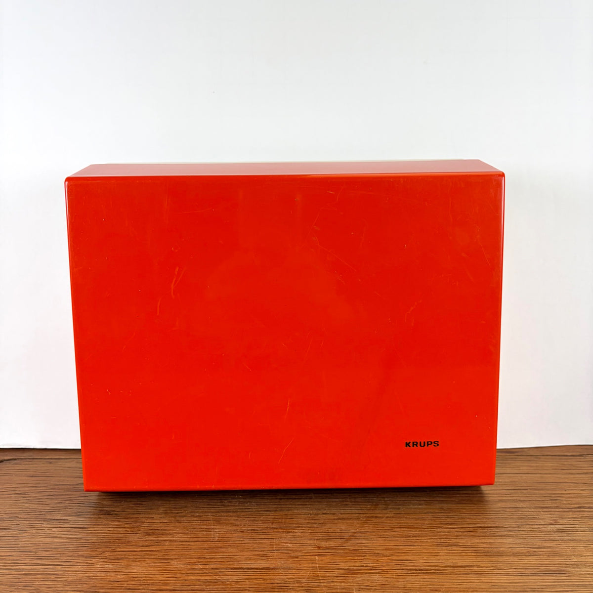 Vintage Krups keukenweegschaal oranje