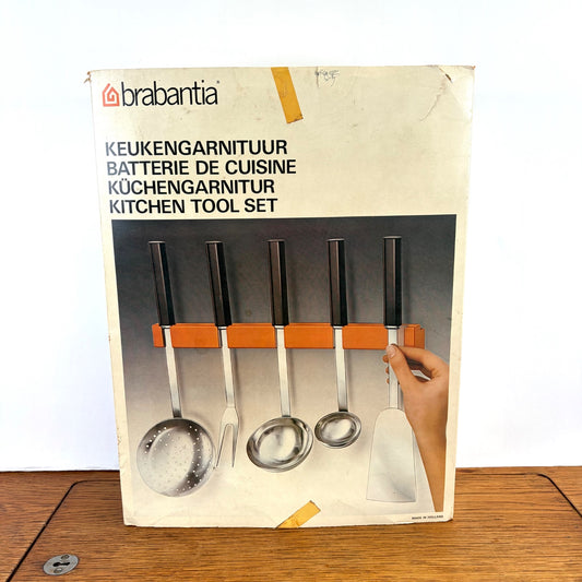 Vintage Brabantia keukengarnituur set Boterbloem