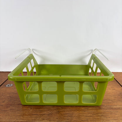 Vintage groen plastic hangmandje kast jaren 70