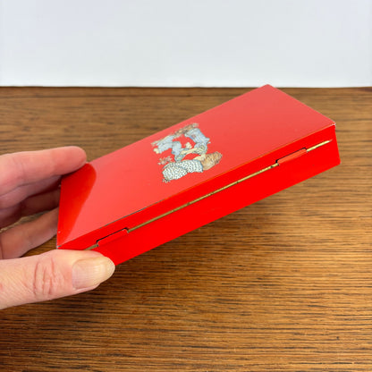 Vintage Sarah Kay blikje rood