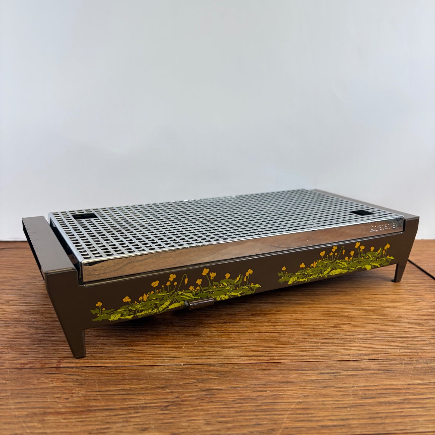 Vintage Brabantia rechaud boterbloem motief