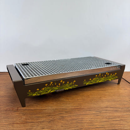 Vintage Brabantia rechaud boterbloem motief