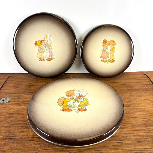Vintage Sarah Kay afdekplaten fornuis