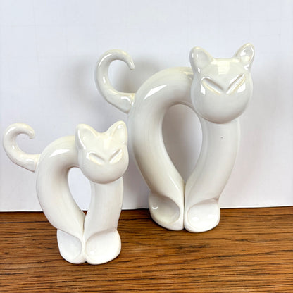 Vintage keramieken katten van Peter Selhorst