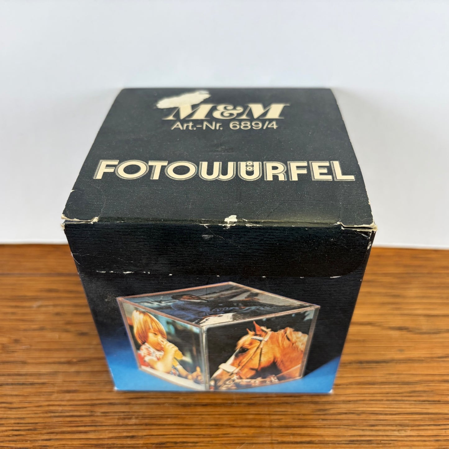 Vintage fotokubus klein