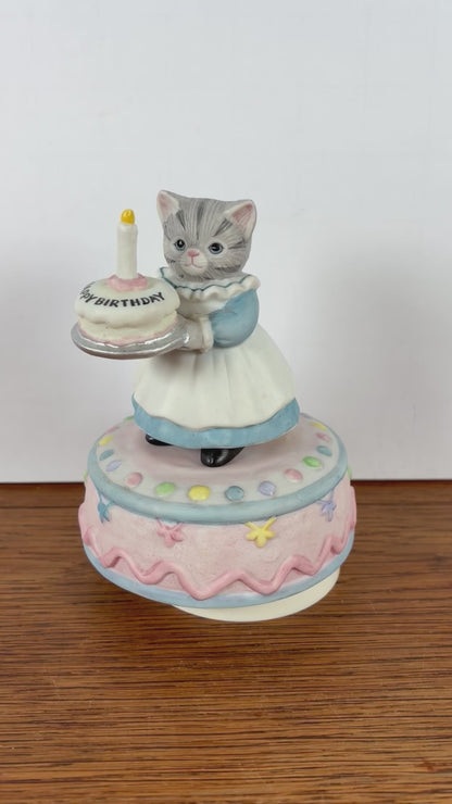 Vintage muziekdoosje Kitty Cucumber