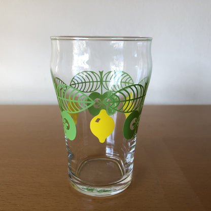 Vintage glas citroen en appel