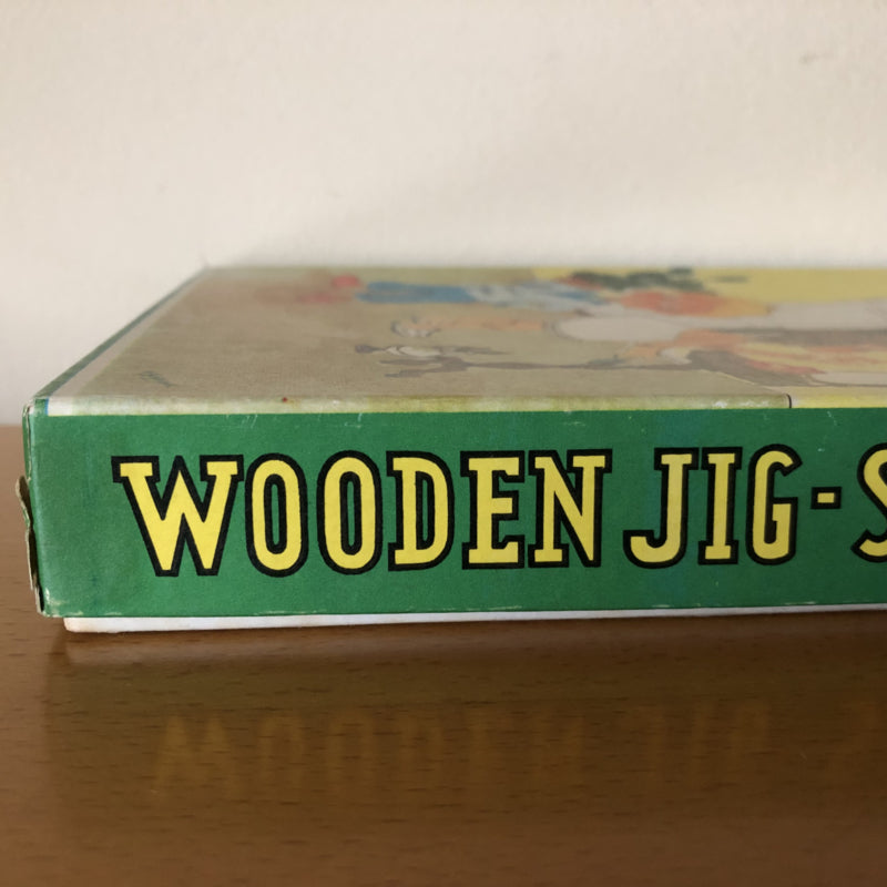 Vintage wooden jig-saw puzzel 3