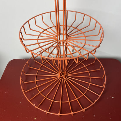 Vintage oranje etagere fruitrek