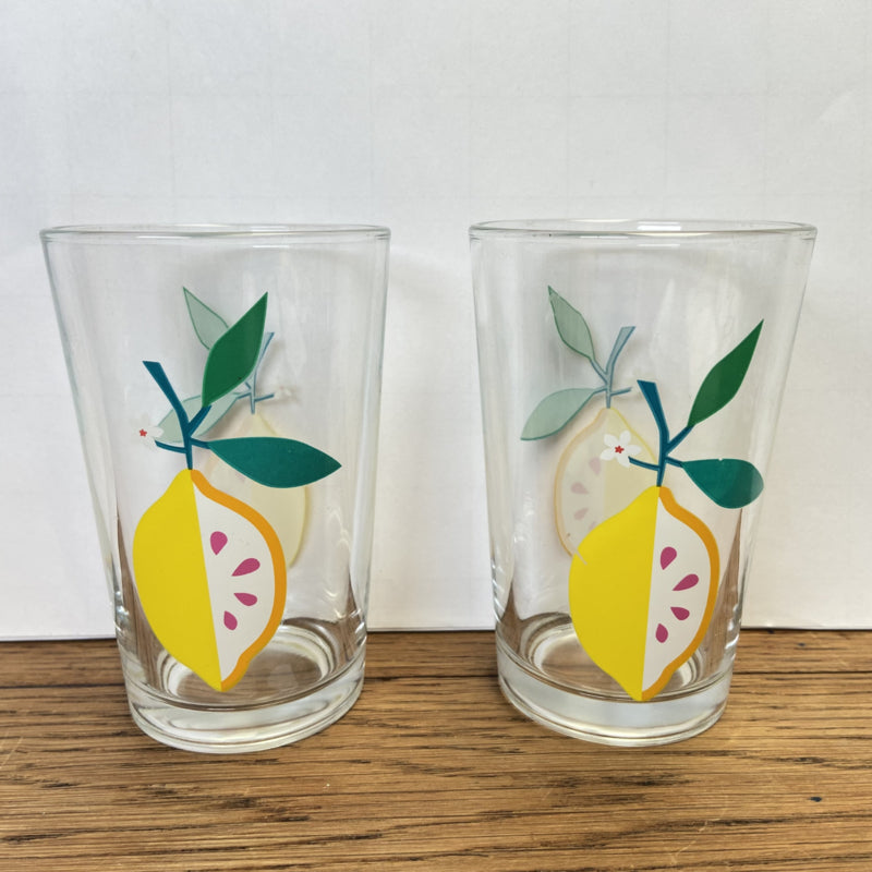 Vintage citroen glazen