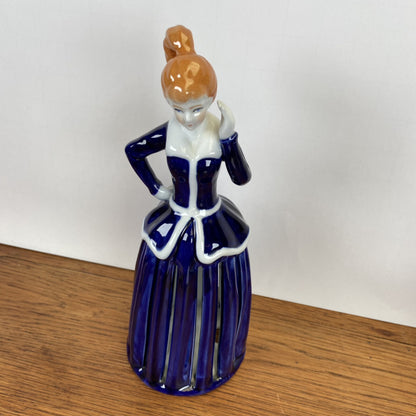 Vintage lady napkin holder