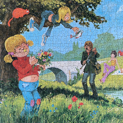 Vintage puzzel Jan Jans en de Kinderen