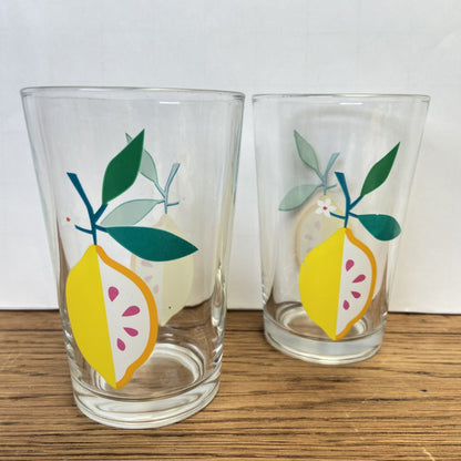 Vintage citroen glazen
