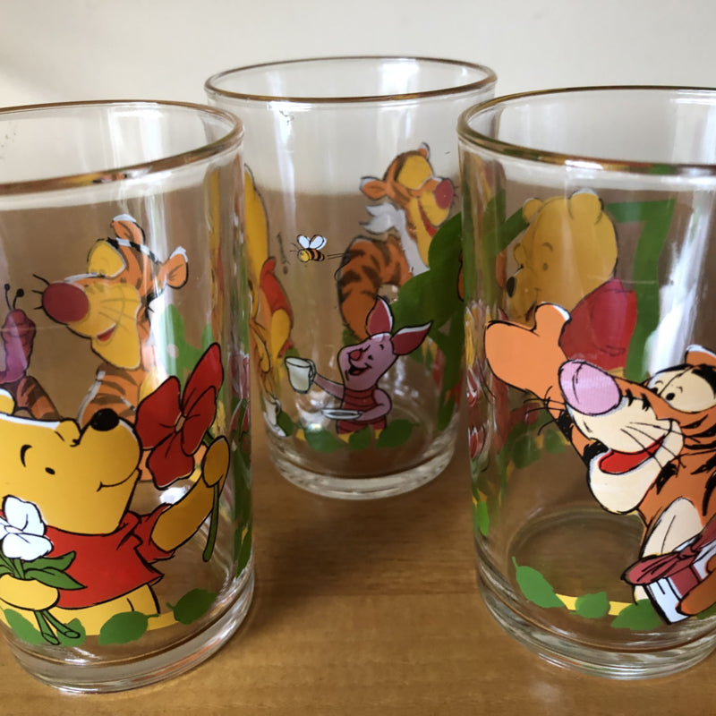 Disney glaasjes Winnie de Poeh