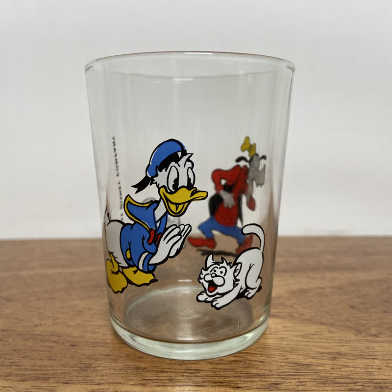 Klein donald duck - goofy glas