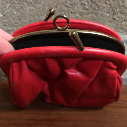 Vintage rode portemonnee
