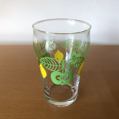 Vintage glas citroen en appel