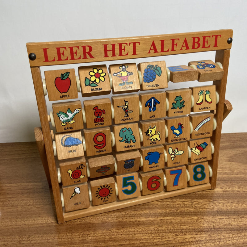 Vintage Leer het alfabet