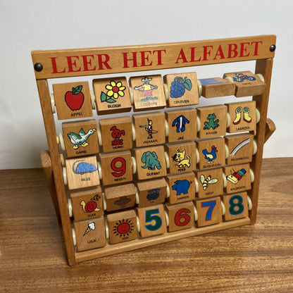 Vintage Leer het alfabet