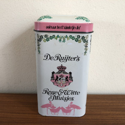 De Ruijter blikje rose en witte muisjes