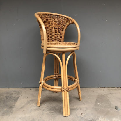 Rotan hoge stoelen