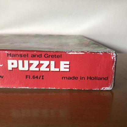 Vintage puzzel hans en grietje