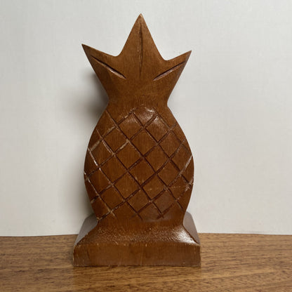 Houten brievenstandaard Ananas