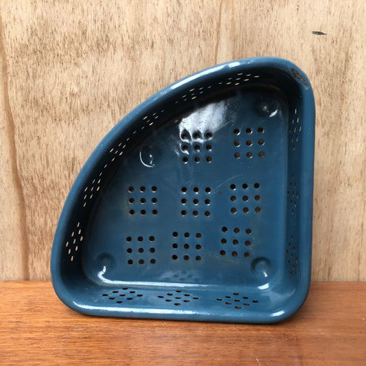 Emaille gootsteenbakje blauw