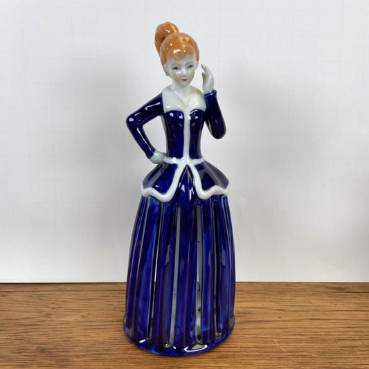 Vintage lady napkin holder