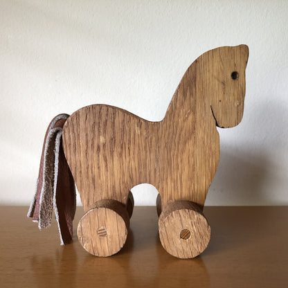 Vintage houten paardje