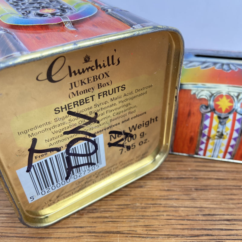 Churchill's Jukebox Toffee Tin spaarpot