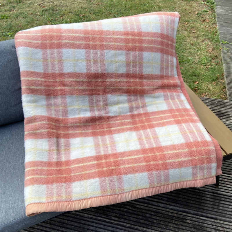 Vintage warme roze deken