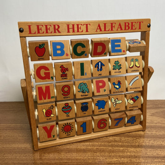 Vintage Leer het alfabet