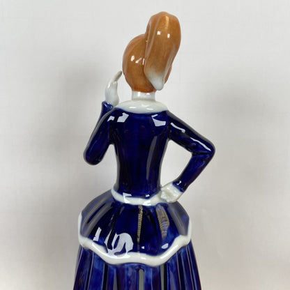 Vintage lady napkin holder