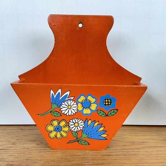 Vintage koffiefilter houder oranje