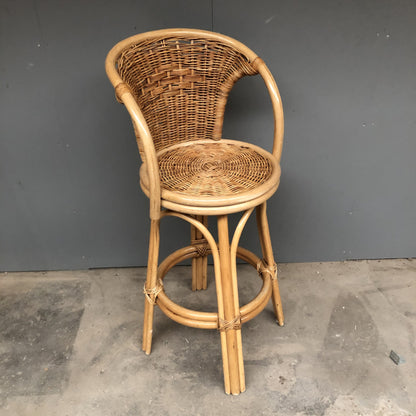 Rotan hoge stoelen