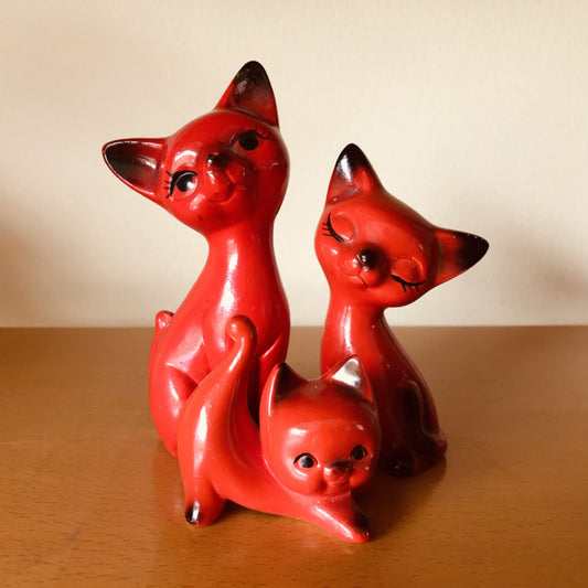 Vintage rode poesjes