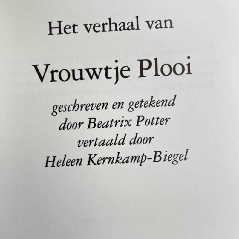 Beatrix Potter Vrouwtje Plooi